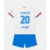 Maillot de foot Barcelona Sergi Roberto #20 Extérieur vêtements enfant 2023-24 Manches Courtes (+ pantalon court)